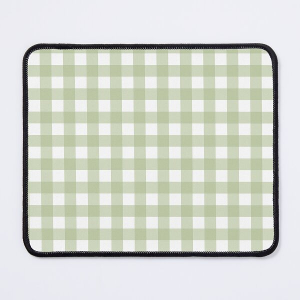 Item preview, Pastel Sage Green Gingham – Light Checkered Pattern designed and sold by EmeraldeaArt.
