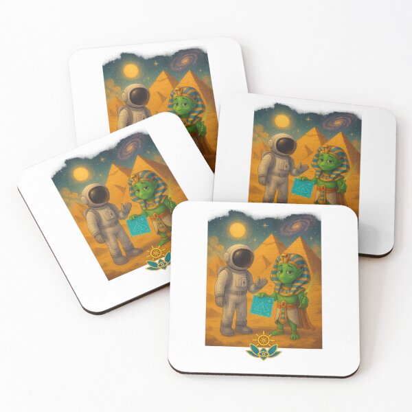 Item preview, Alien Pharaohs & Ancient Pyramids designed and sold by HEERMANArt.