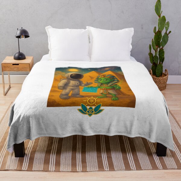 Item preview, Alien Pharaohs & Ancient Pyramids designed and sold by HEERMANArt.