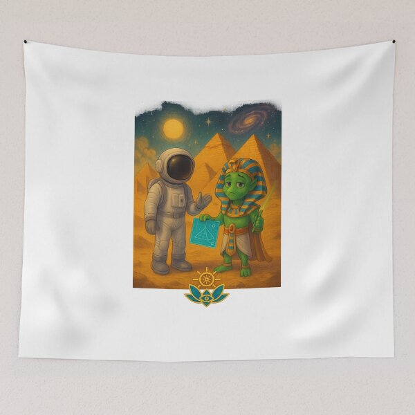 Item preview, Alien Pharaohs & Ancient Pyramids designed and sold by HEERMANArt.