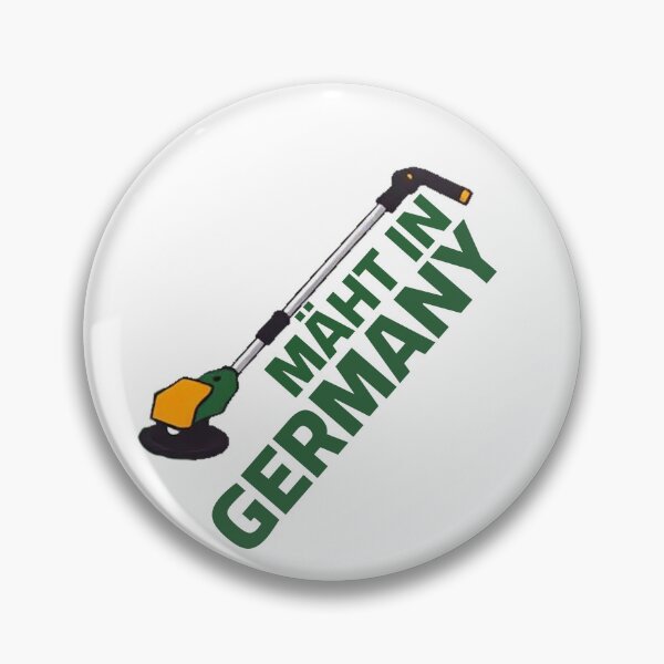 Item preview, Lawn trimmer mowing lawns - Mows in Germany designed and sold by FoxyS.