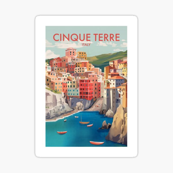 Item preview, CINQUE TERRE TRAVEL ART designed and sold by MarkedArtPrints.