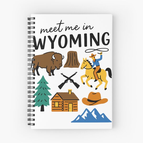 Item preview, Meet Me In Wyoming with Icons designed and sold by Pink Pineapple Works.