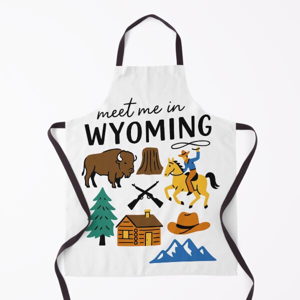 Item preview, Meet Me In Wyoming with Icons designed and sold by Pink Pineapple Works.