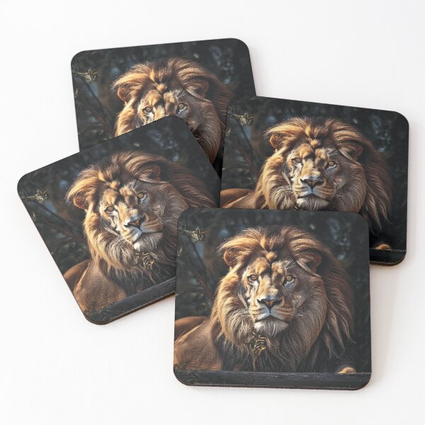 Item preview, Lion with unwavering focus designed and sold by Marcu Ioachim.