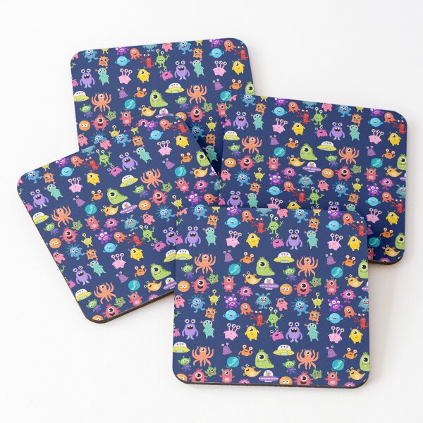 Item preview,  Cheeky Alien Crew seamless pattern designed and sold by Fantacaroo Designs.