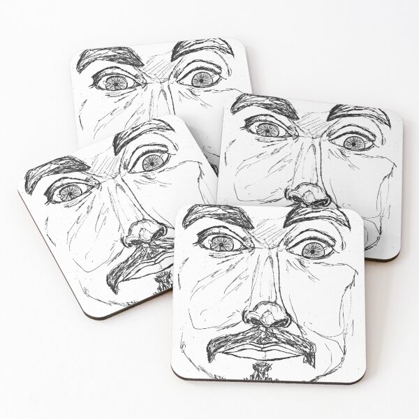 Item preview, Face Portrait of an Irish Actor designed and sold by EstherProduction.
