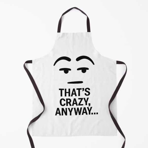 Item preview, That’s Crazy, Anyway… – Funny Eyebrow Reaction Meme (Minimalist Cartoon) designed and sold by Domci.