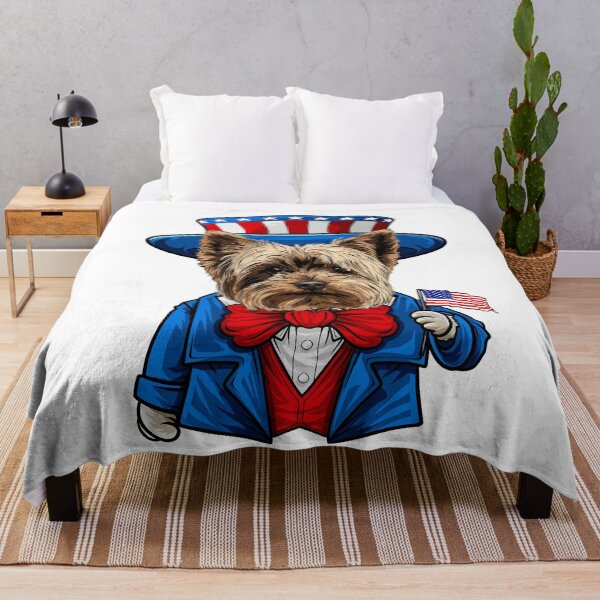 Item preview, Yorkshire Terrier Dog 4th of July designed and sold by whyitsme.