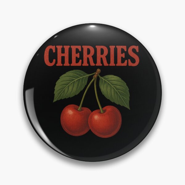 Item preview, Retro cherry fruit label t-shirt design designed and sold by optimusprime39.