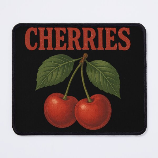 Item preview, Retro cherry fruit label t-shirt design designed and sold by optimusprime39.
