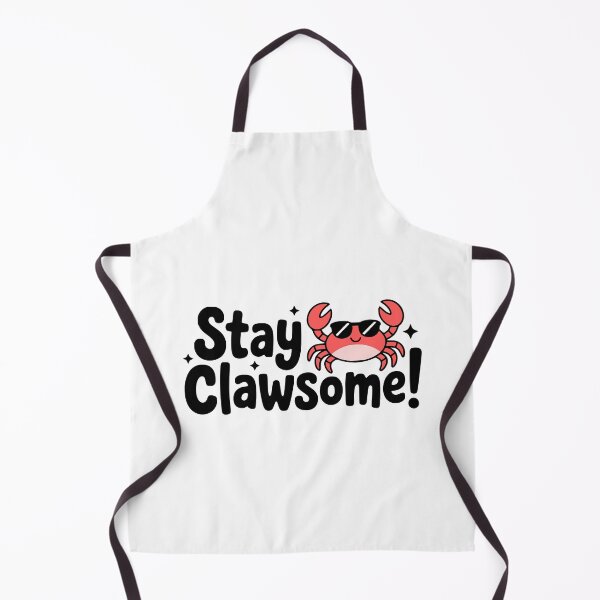 Item preview, Stay Clawsome! Cute Crab Pun designed and sold by PMCreative.