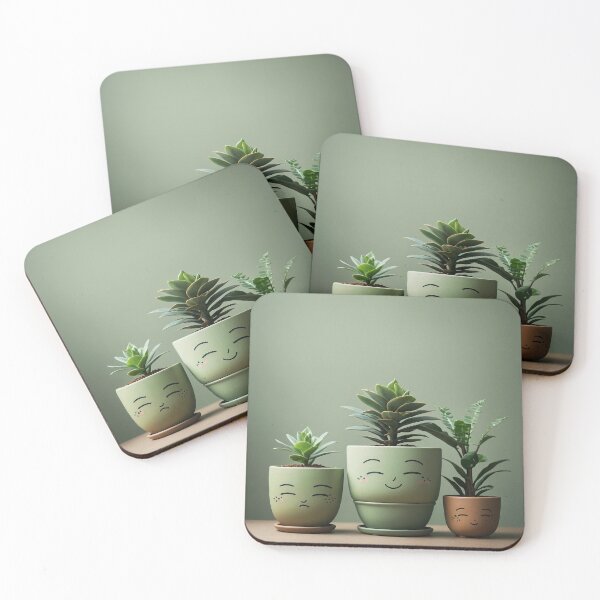 Item preview, Expressive Planters Trio Set - AI Art designed and sold by FormIsle.