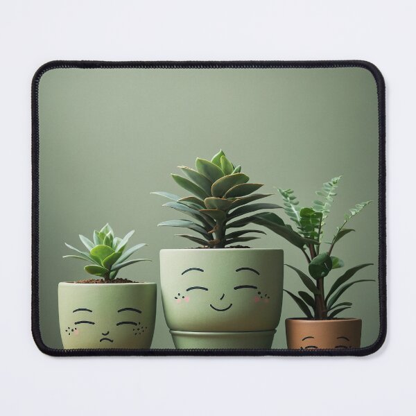 Item preview, Expressive Planters Trio Set - AI Art designed and sold by FormIsle.