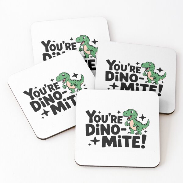 Item preview, You're Dino-Mite! Cute Dinosaur Pun designed and sold by PMCreative.