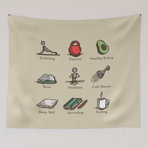 Item preview, Good Habits Morning Routine designed and sold by TKsuited.