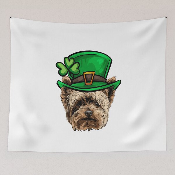 Item preview, Funny St Patricks Day Yorkshire Terrier  designed and sold by whyitsme.