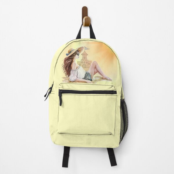 Item preview, Woman in a hat on the beach designed and sold by DżodżoJoy.