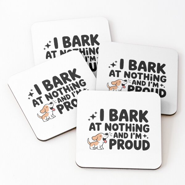 Item preview, I Bark At Nothing And Im Proud! Cute Dog Pun designed and sold by PMCreative.