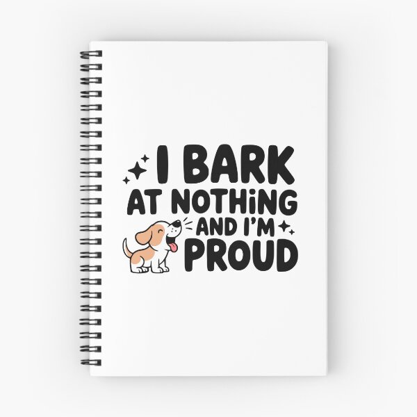 Item preview, I Bark At Nothing And Im Proud! Cute Dog Pun designed and sold by PMCreative.