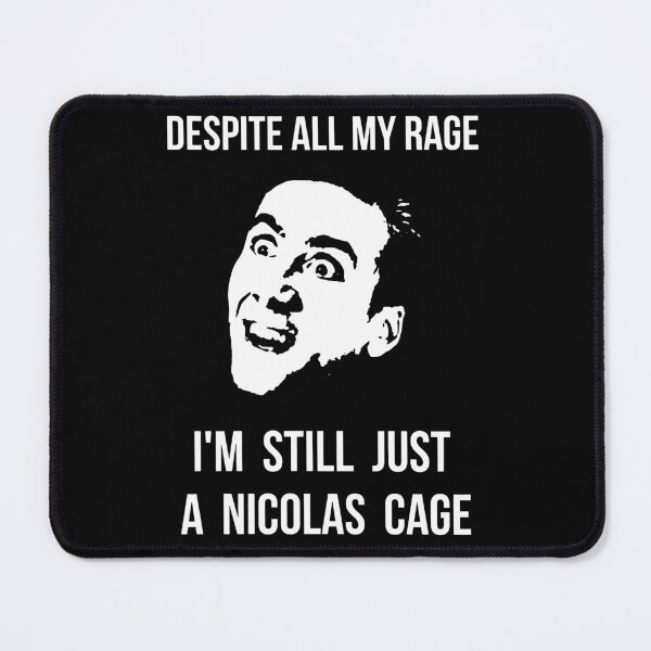 Item preview, Nicolas Cage Mug Despite All My Rage Meme designed and sold by BancaJone.