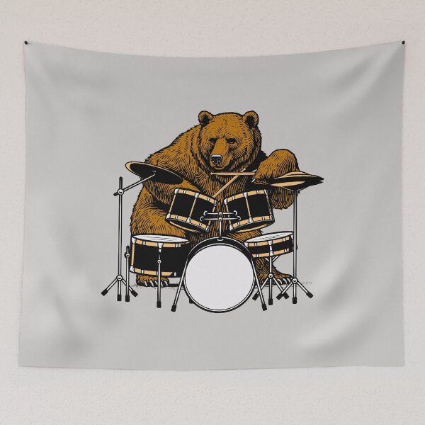 Item preview, Bear Drummer designed and sold by AMERICANCHEEZ.