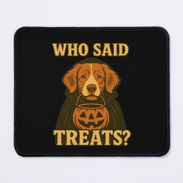 Item preview, Nova Scotia Duck Tolling Retriever Toller Halloween Who Said Treats Pumpkin Witch Costume Mom Dad Kids designed and sold by FurryHavenPH.