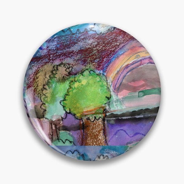 Item preview, Rainbow and Mountain Painting designed and sold by WAE Center.