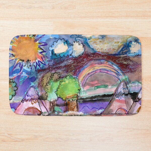 Item preview, Rainbow and Mountain Painting designed and sold by WAE Center.