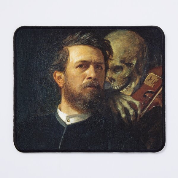 Item preview, Self-Portrait with Death Playing the Fiddle | Arnold Böcklin designed and sold by LaMadeleine.