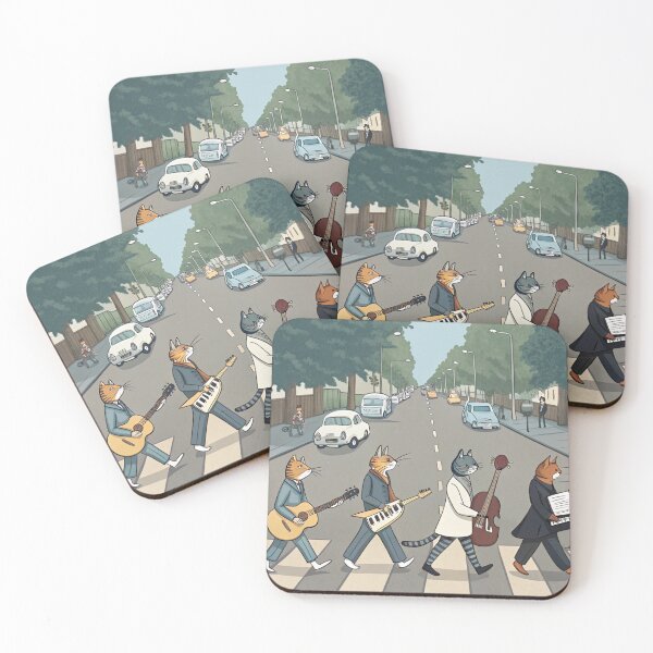 Item preview, Gatos en Abbey Road, Londres designed and sold by DesignAFind.