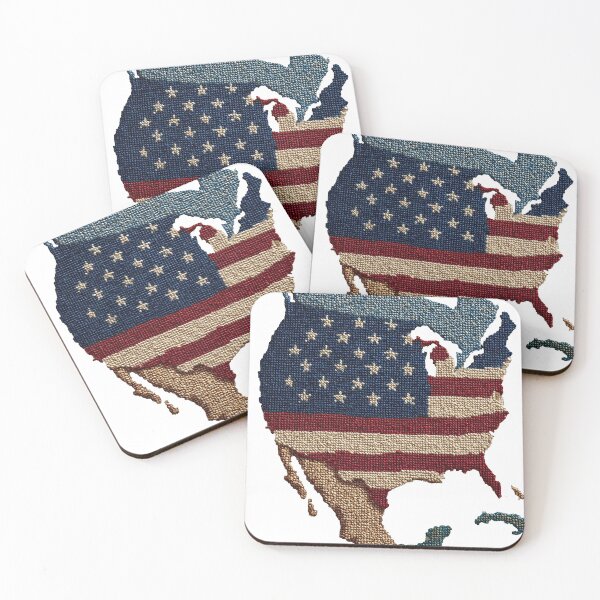 Item preview, Map of America cross stitch designed and sold by Proyava.Art.