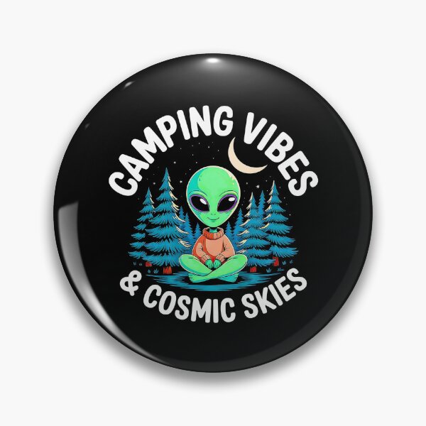 Item preview, Camping Vibes Cosmic Skies Alien Coffee designed and sold by URGlden.