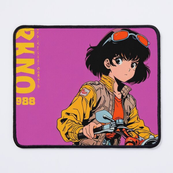 Item preview, Copy of Anime Biker Girl — Neon City Motorcycle Poster 3 designed and sold by RetroGenesis.