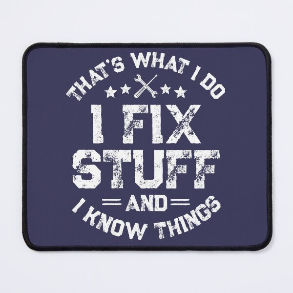 Item preview, Men's Funny I fix Stuff T-shirt Gift for Dad Husband Grandpa Mechanic Engineer Garage Tee Shirt birthday Gift for Men designed and sold by DuneHaicna.