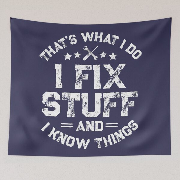 Item preview, Men's Funny I fix Stuff T-shirt Gift for Dad Husband Grandpa Mechanic Engineer Garage Tee Shirt birthday Gift for Men designed and sold by DuneHaicna.