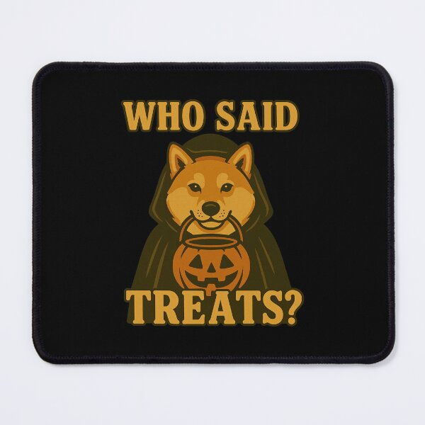 Item preview, Shiba Inu Halloween Who Said Treats Pumpkin Witch Costume Mom Dad Kids designed and sold by FurryHavenPH.