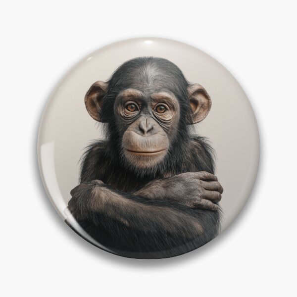 Item preview, Adorable Baby Chimpanzee for Cute Chimpanzee lovers designed and sold by LazyOwlStore.