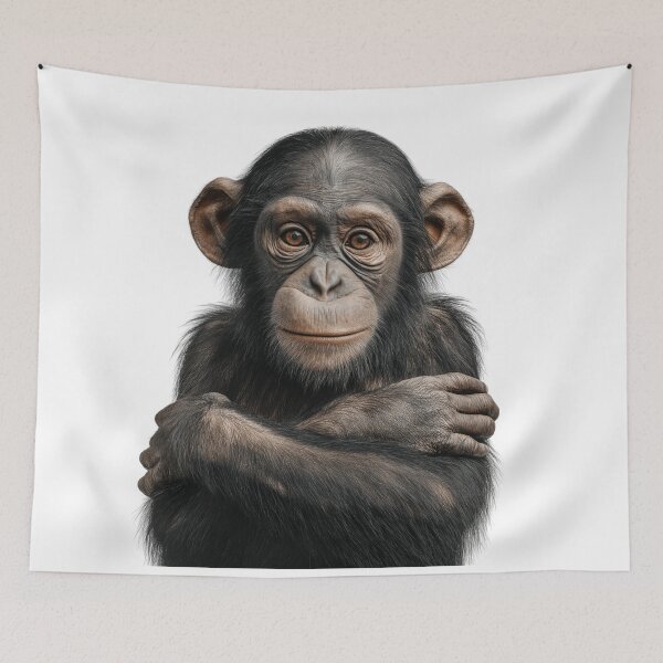 Item preview, Adorable Baby Chimpanzee for Cute Chimpanzee lovers designed and sold by LazyOwlStore.