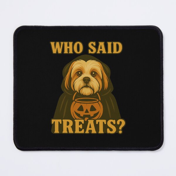 Item preview, Shih Tzu Halloween Who Said Treats Pumpkin Witch Costume Mom Dad Kids designed and sold by FurryHavenPH.