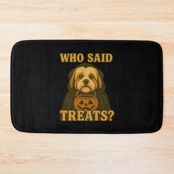 Artikelvorschau, Shih Tzu Halloween, der sagte, Leckereien Kürbis Hexe Kostüm Mama Papa Kinder entworfen und verkauft von FurryHavenPH.
