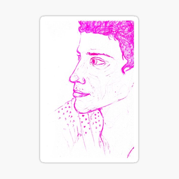 Portrait of Adam DiMarco Sticker