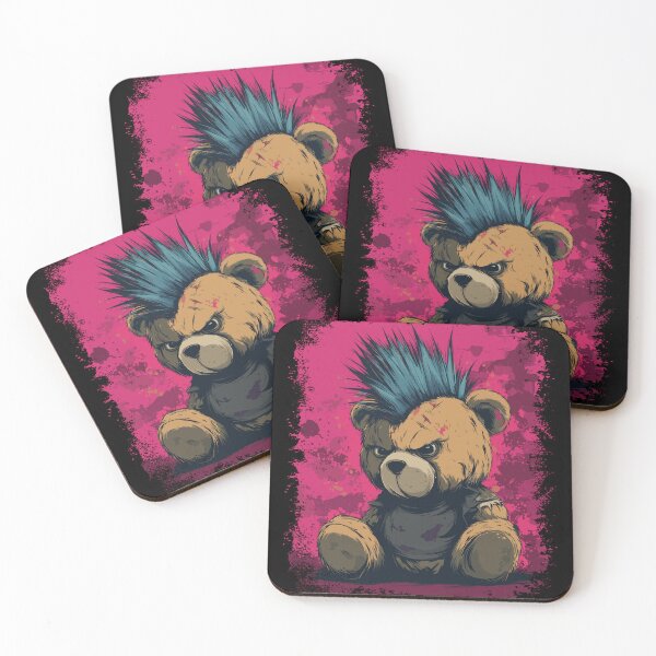 Item preview, Cute Punk Teddy Bear designed and sold by drizzd.