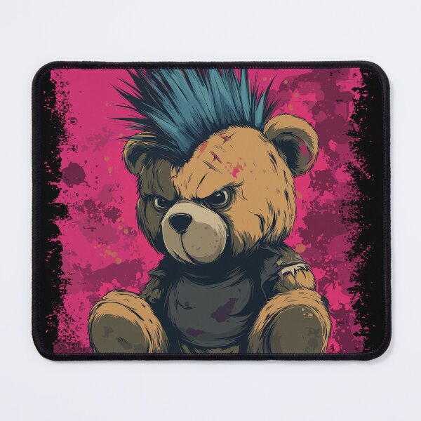 Item preview, Cute Punk Teddy Bear designed and sold by drizzd.