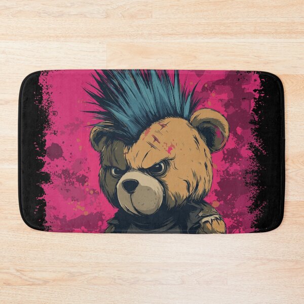 Item preview, Cute Punk Teddy Bear designed and sold by drizzd.