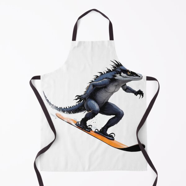 Item preview, A lizard skiing designed and sold by DOG DESIGN.