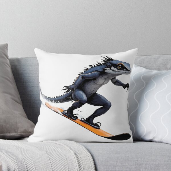 Item preview, A lizard skiing designed and sold by DOG DESIGN.