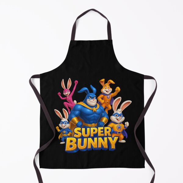 Item preview, Super Bunny Hero Team – Cute Cartoon Rabbit Superheroes Sticker & Apparel Design designed and sold by Sitred123.
