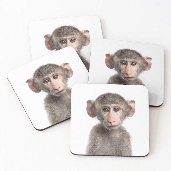 Item preview, Adorable Baby Baboon for Cute Baboon lovers designed and sold by LazyOwlStore.