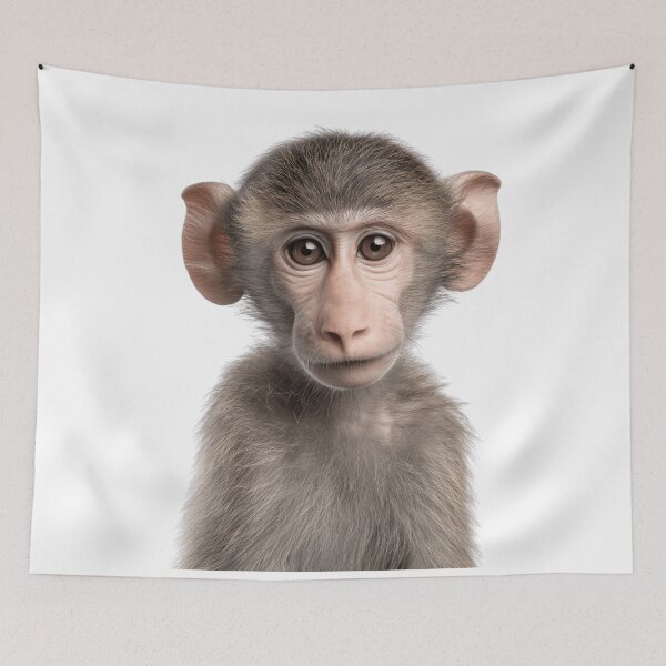 Item preview, Adorable Baby Baboon for Cute Baboon lovers designed and sold by LazyOwlStore.